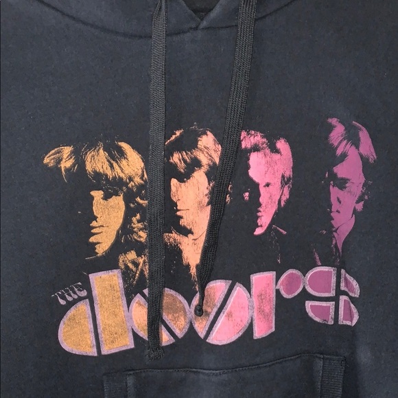 Gently Loved Cotton On Black Hoodie with Pink Graphic - Picture 4 of 9